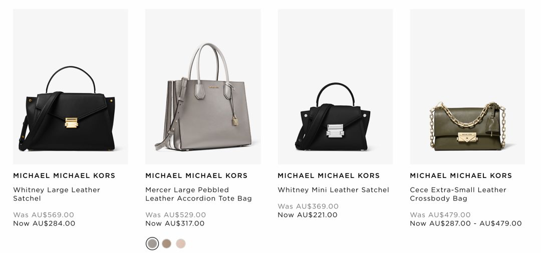 michael kors global sale