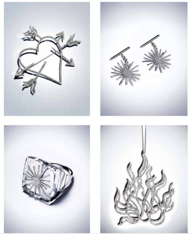 图为Visnja设计的部分珠宝