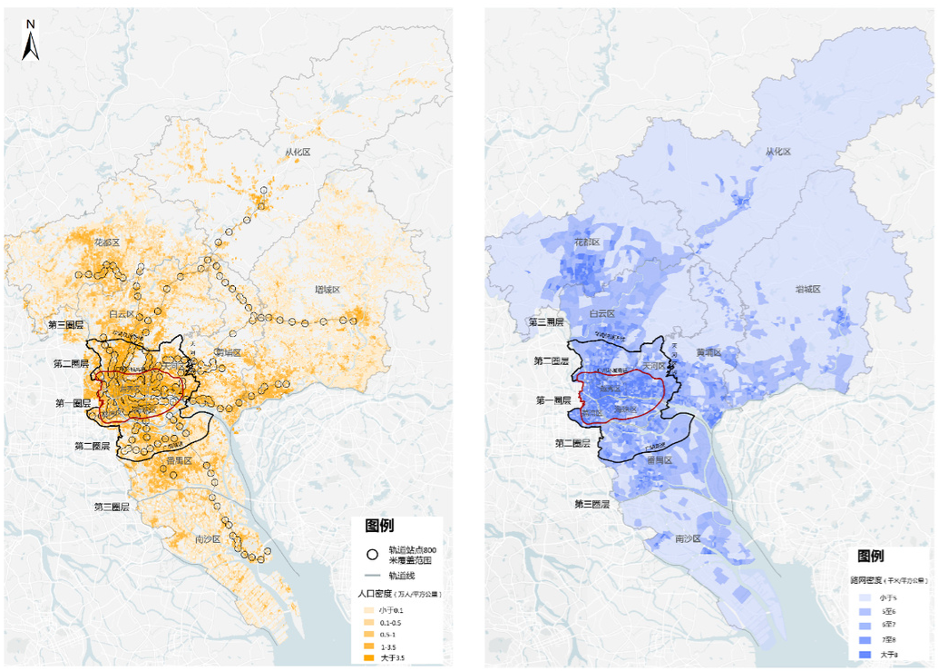 廣州市軌道,道路交通設施與人口分佈2020年全市小汽車保有量248萬輛