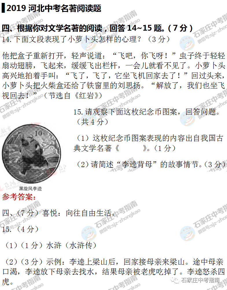 河北中考必考的这8本文学名著，初中生必须掌握！附详细知识清单！