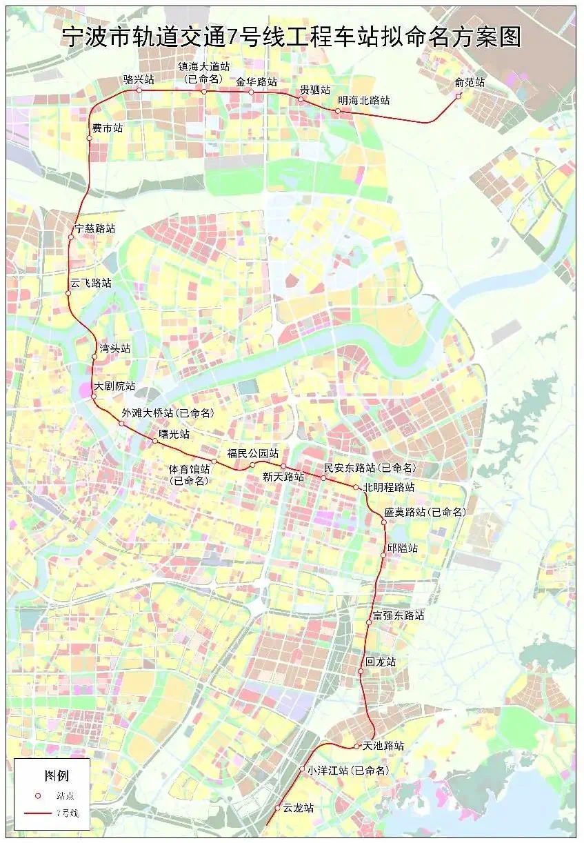 宁波地铁7号线规划形状太诡异经过大片无人区网友忧心