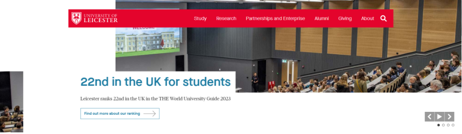 英国莱斯特大学qs排名_英国莱斯特大学官网中文_英国大学莱斯特大学排名