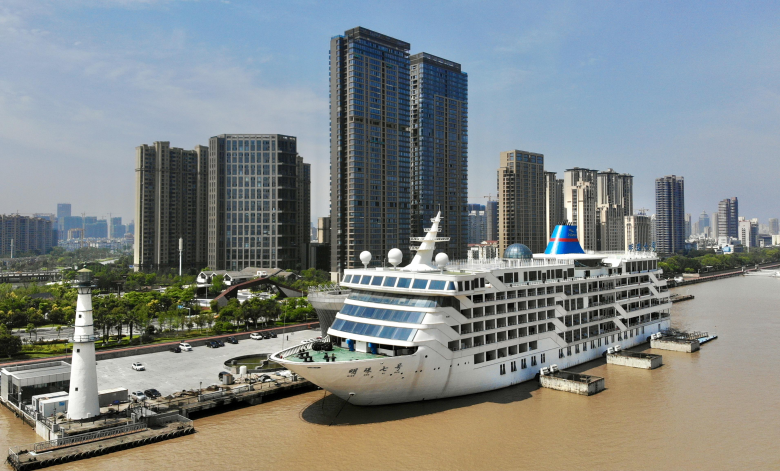 温州明珠七号邮轮内部装修即将完成有望7月迎客