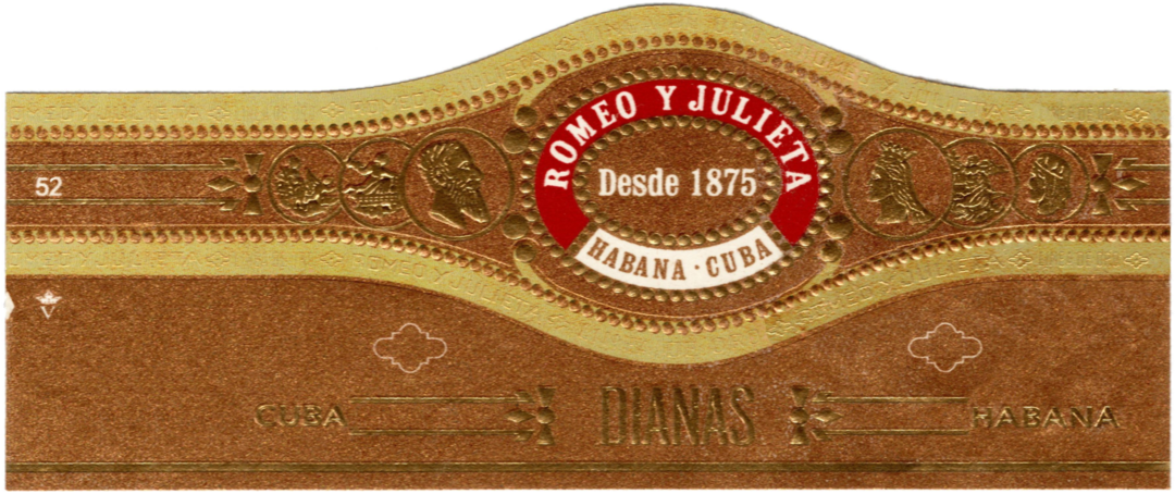 古巴雪茄介绍罗密欧与朱丽叶黄金线系列romeoyjulietalineaoro