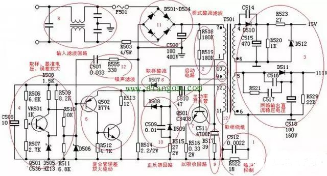 看电路图的诀窍，老电工教你分分钟学会看懂电路图的图2