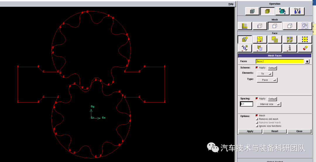 齿轮泵流体仿真分析的前处理-网格绘制的图11