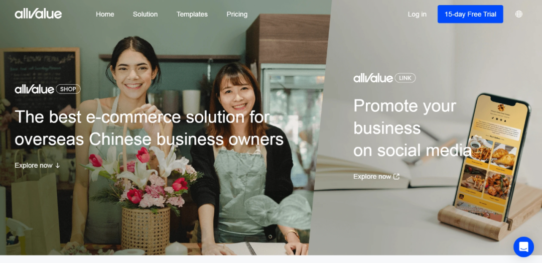 AllValue - 跨境电商独立站建站平台
