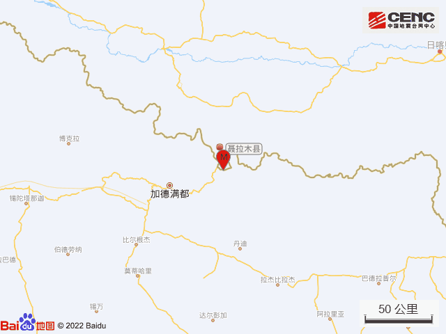 西藏双湖县地震