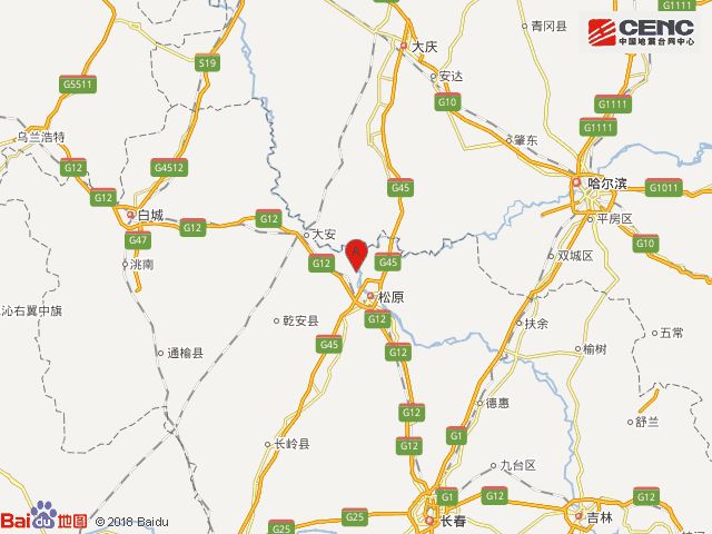 刚刚松原市前郭县地震正式测定为42级