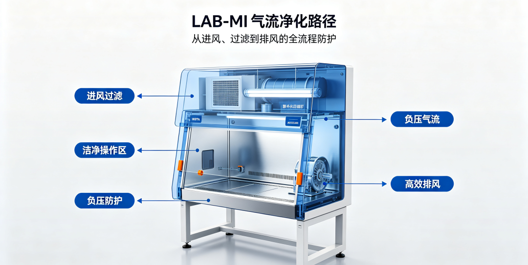 守护生物实验安全｜LAB-BC 系列生物安全柜，实验室重要防护屏障