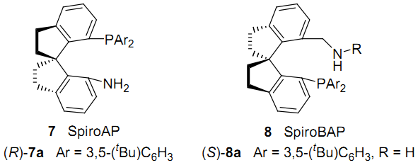 含螺二氢茚骨架的手性螺环配体的应用举例 第8张
