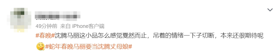 马丽演沈腾丈母娘！网友炸了