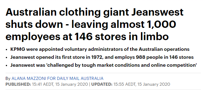 澳洲又一巨头倒闭！关停146家店，上千人失业！背后老板竟是华人（组图） - 1