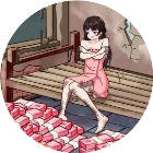 修补破屋美女取暖