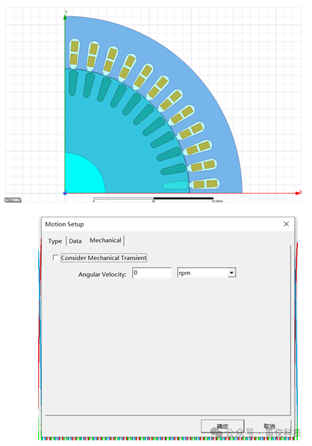 使用Ansys Maxwell对感应电机堵转和起动过程仿真的图1