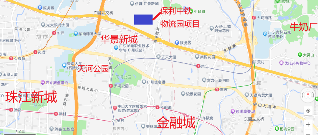 天河保利中铁物流园地块，*快3月底开展厅、4月开营销*！