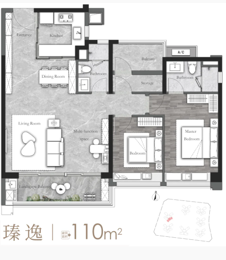 荔湾万汇天地瑧园吹风价6.3-6.8万/平，总价700-950万！