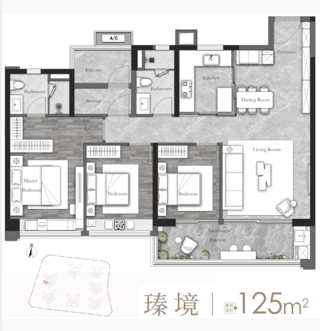 荔湾万汇天地瑧园吹风价6.3-6.8万/平，总价700-950万！