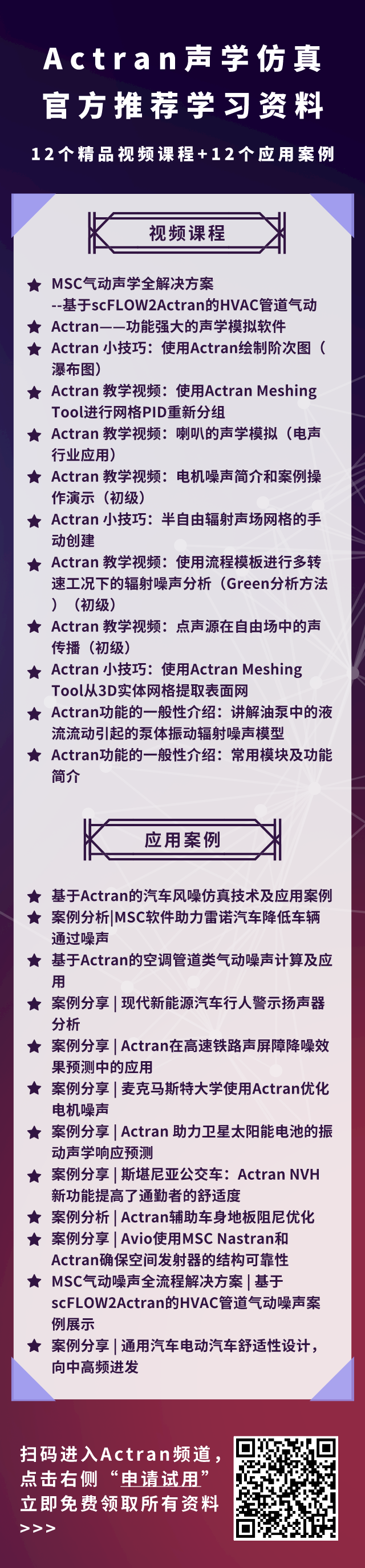 Actran声学仿真官方推荐学习资料的图3