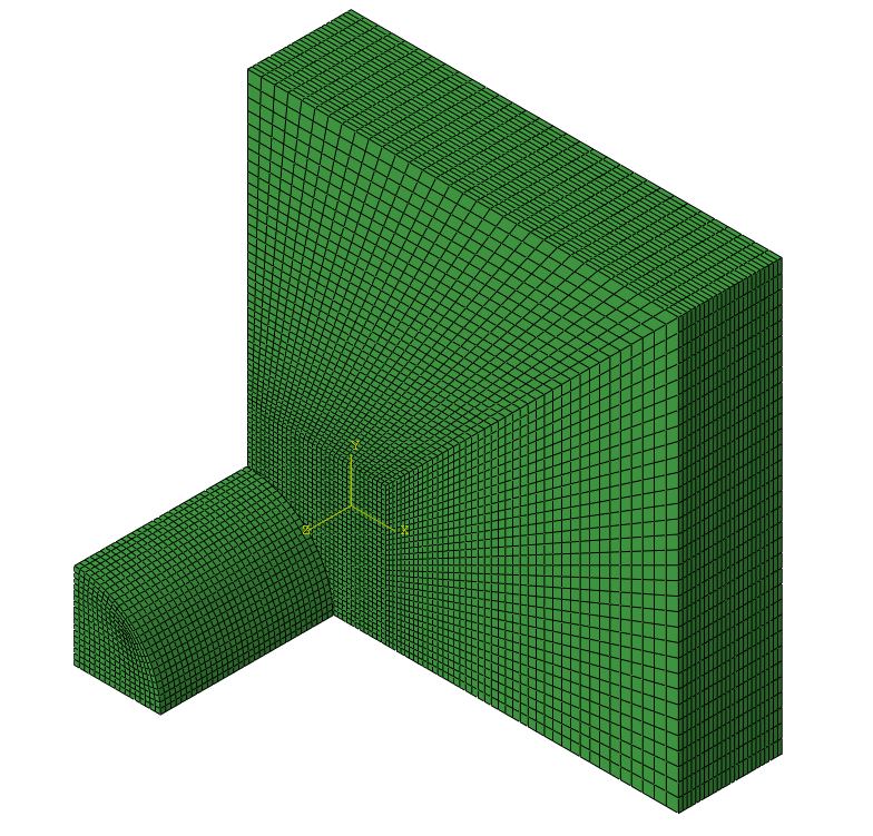 算例丨Abaqus软件中陶瓷本构模型及侵彻损伤失效数值计算应用实例的图5