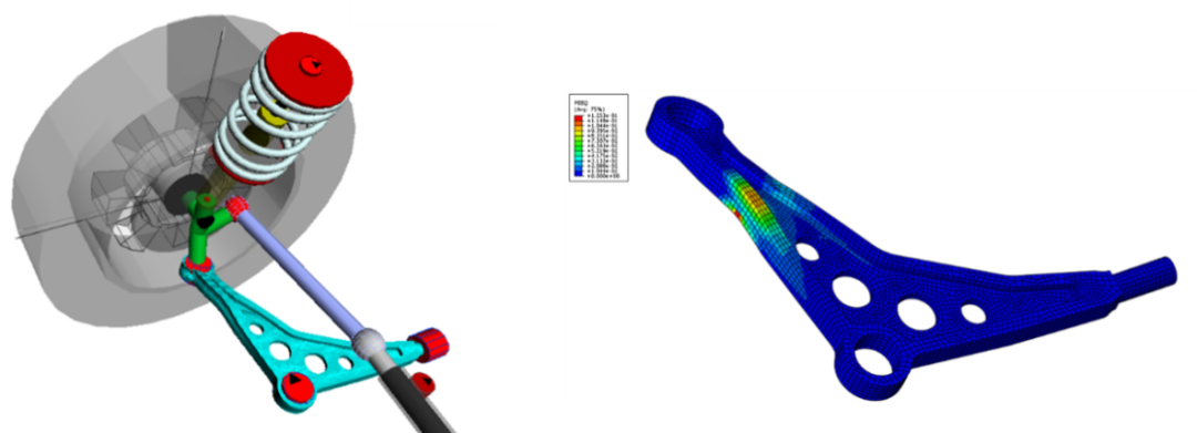 Abaqus仿真计算中的单元选择的图9