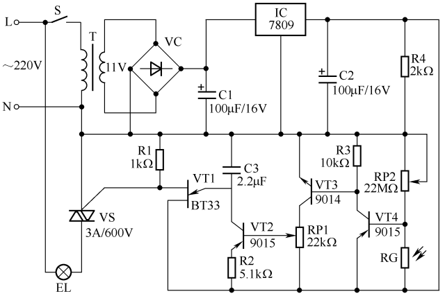 3个开关控制1盏灯，怎么连接线路？附上36种常见照明控制原理图！的图21