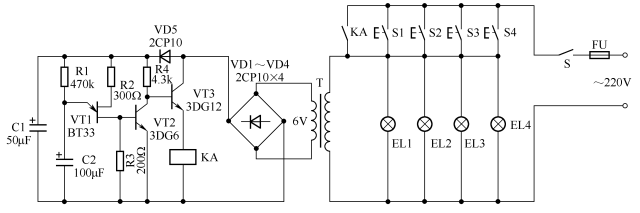 3个开关控制1盏灯，怎么连接线路？附上36种常见照明控制原理图！的图14