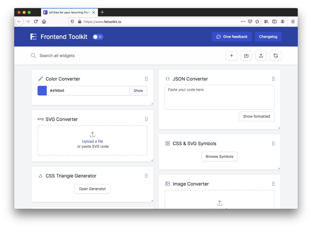 22个实用的前端工具 给大家~