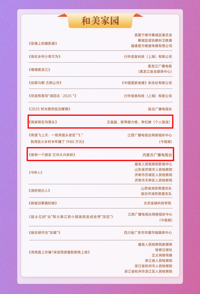 我区8件作品入选2025“温暖中国”公益短视频展播作品名单 第2张