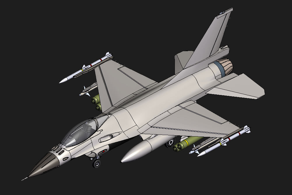 【5/27更新】模型分享：F-16战斗机的图5
