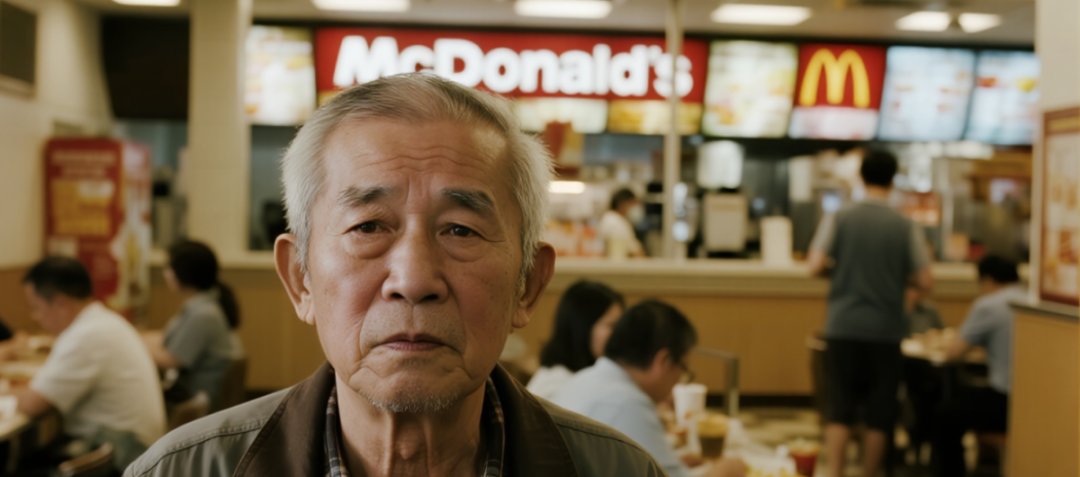 jimeng-2025-08-12-3638-中国老年人 麦当劳辛苦被压榨.png
