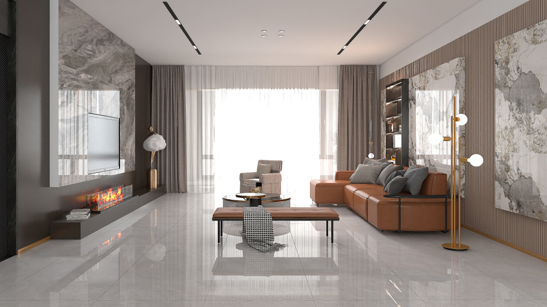 路易保罗陶瓷大板大理石750x1500mm黄金比例大板登场