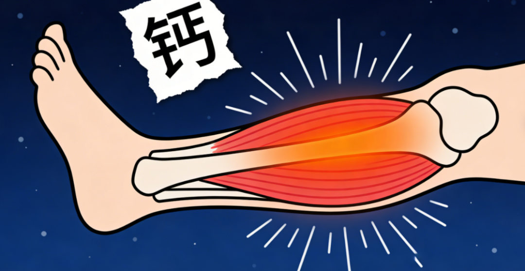 半夜腿抽筋疼醒？别总让钙来“背锅”