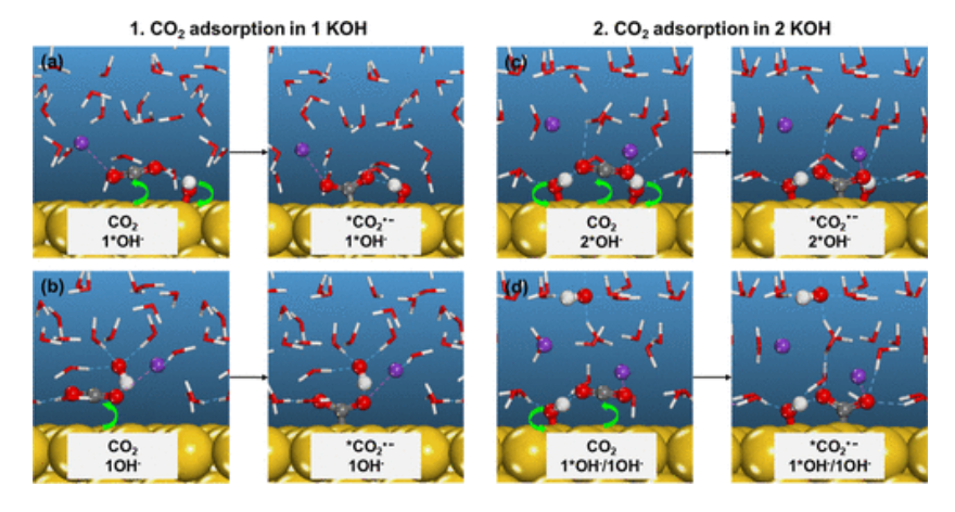 【计算文献解读】ACS Catalysis：KOH浓度的影响和OH–在CO2电催化还原中的作用