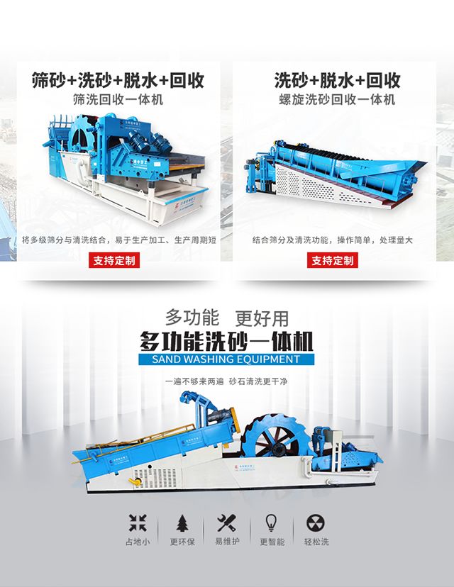 速看（双轴洗砂机）多功能洗沙回收一体机，(图8)