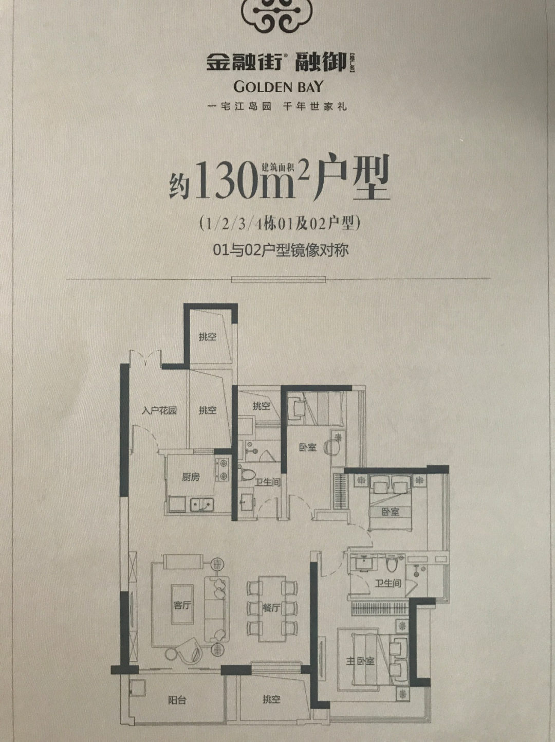 金融街融御，广州海珠区广纸新城，南向江景大宅，实用率100%