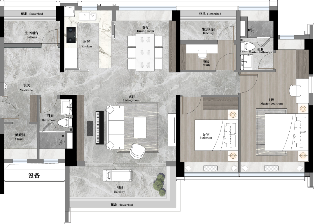 天河和樾府本周末开放实体售楼部和样板间