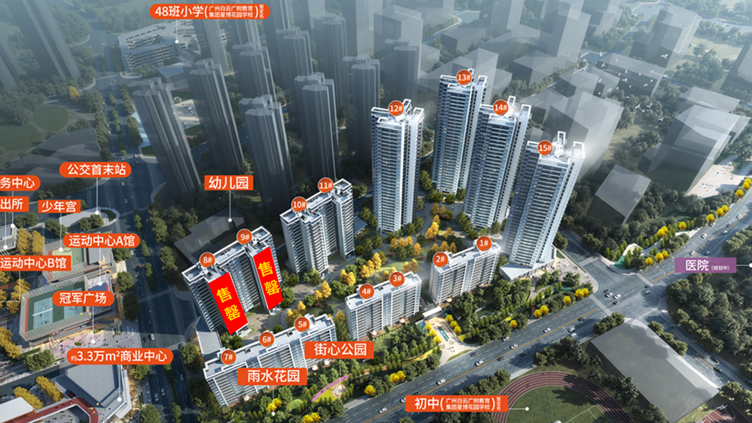 越秀白云星汇城多少钱一平？周边配套怎么样？