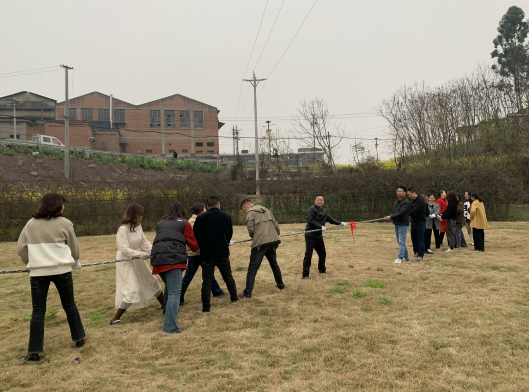 【工会动态】公司开展“拔河比赛”趣味活动(图2)