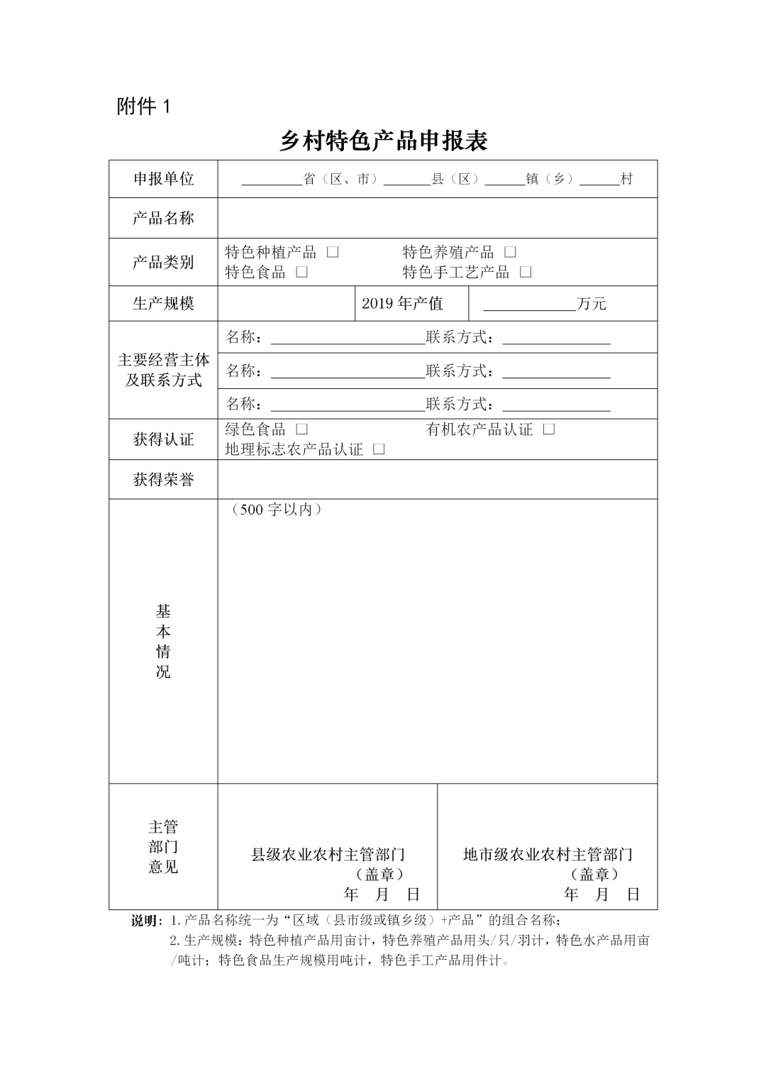 关于推介2020年全国乡村特色产品和能工巧匠的函(图2)