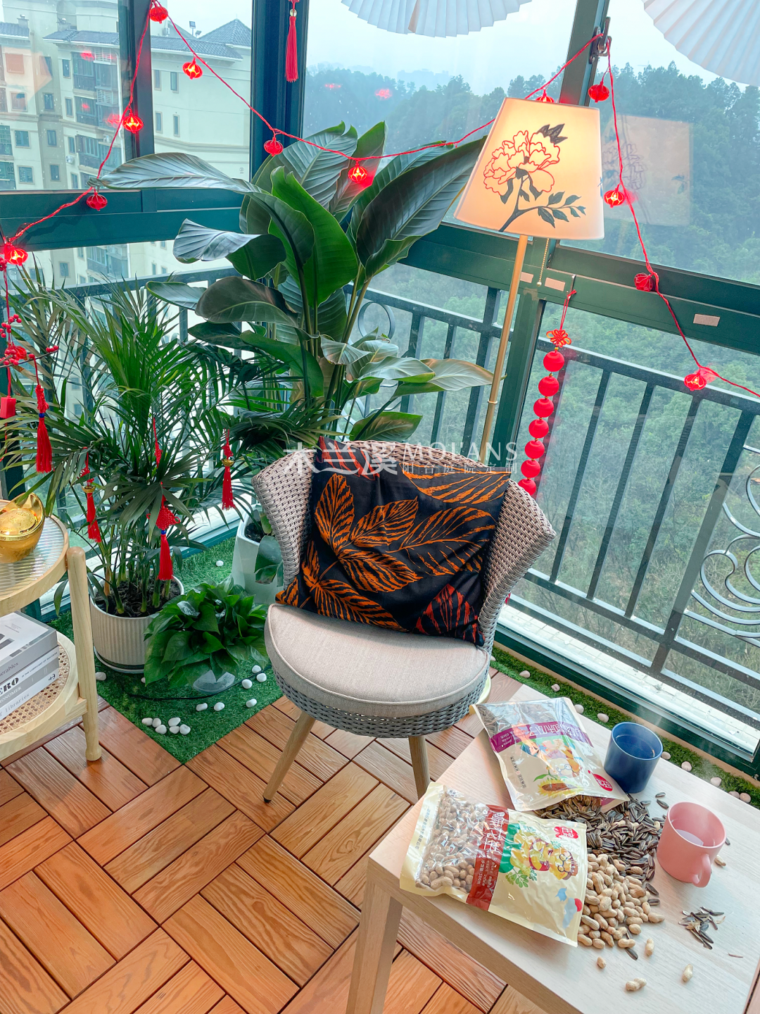 木兰溪木阳台改造|6m²阳台，低成本布置一个治愈系阳台小花园，享受城市田园乐趣