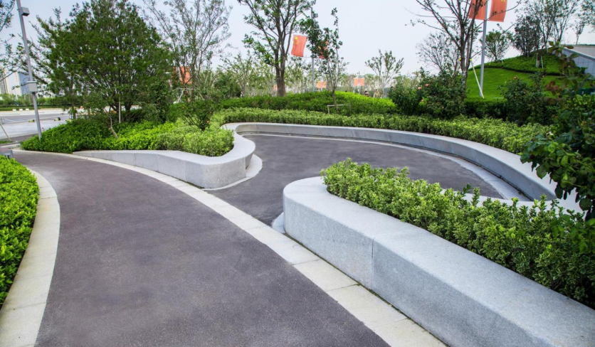 园路,是绿化景观设计工程中的脉络,是整个园建设计