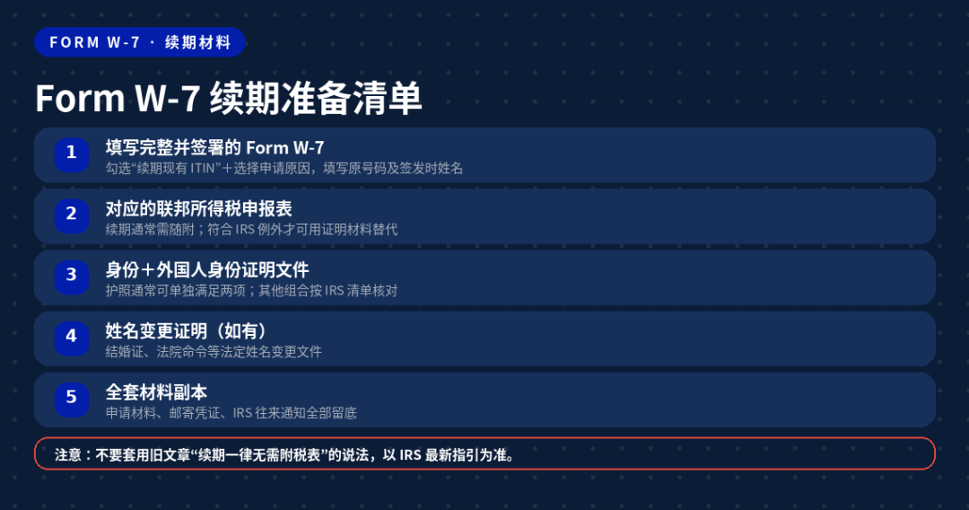 美国ITIN失效规则与续期指南三年规则解析