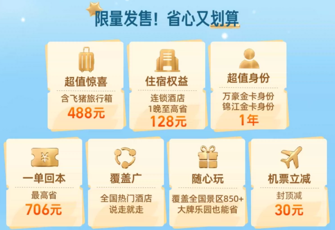 国庆中秋不加价酒店合集 全日空日航燃油费下调 飞猪权益卡优惠