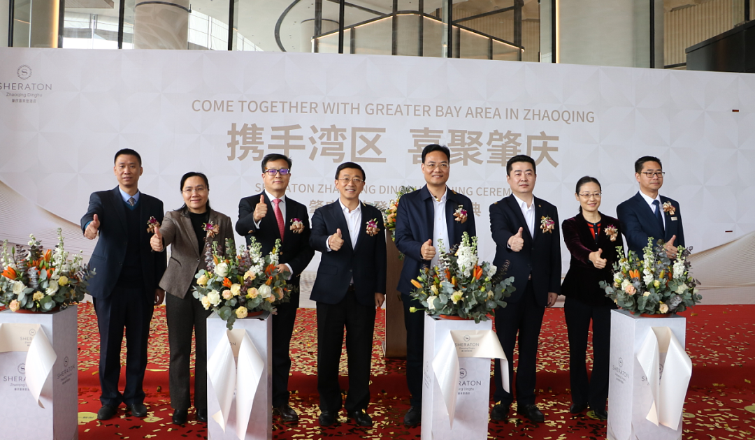 中建八局南方公司党委书记,董事长王华平,梁健梅,宗亚峰,杨海等肇庆