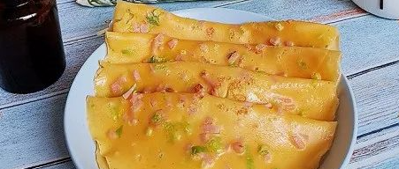 十分钟搞定家人都爱吃的牛奶蛋饼|孩子爱吃又营养