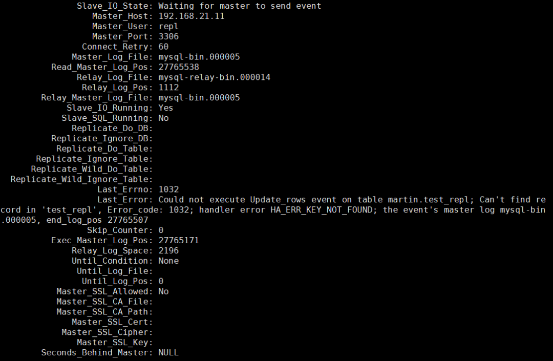 MySQL复制常见报错处理【转】 paul_hch 博客园