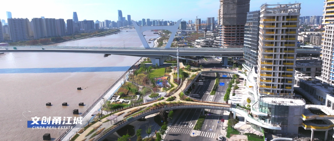 参考图:文创港板块-在建滨水景观带▲参考图:文创港板块-文创甬江城