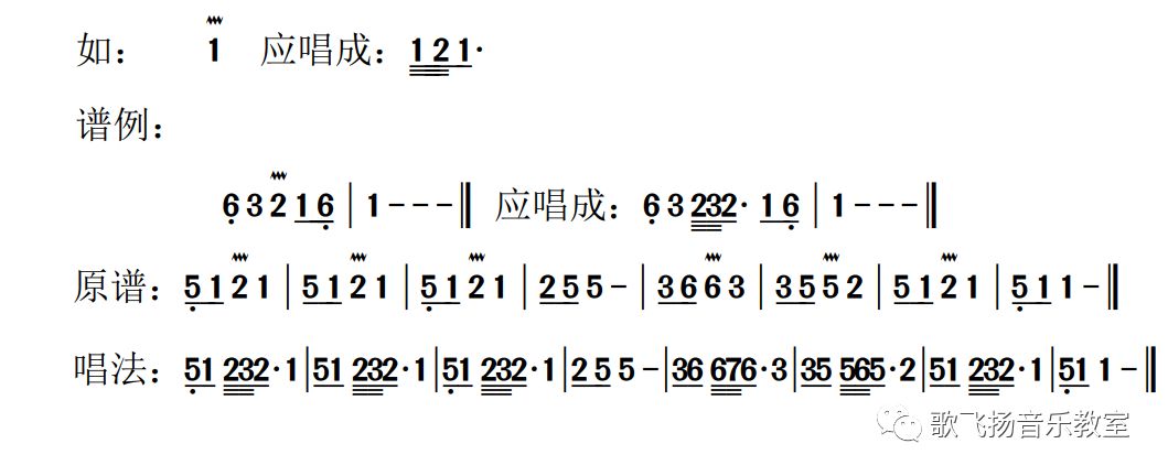 跟我学简谱 第十一集装饰音符 歌飞扬音乐教室 微信公众号文章阅读 Wemp