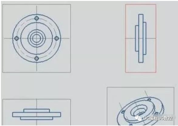 UG的三维图怎么导出成CAD的二维图？的图2